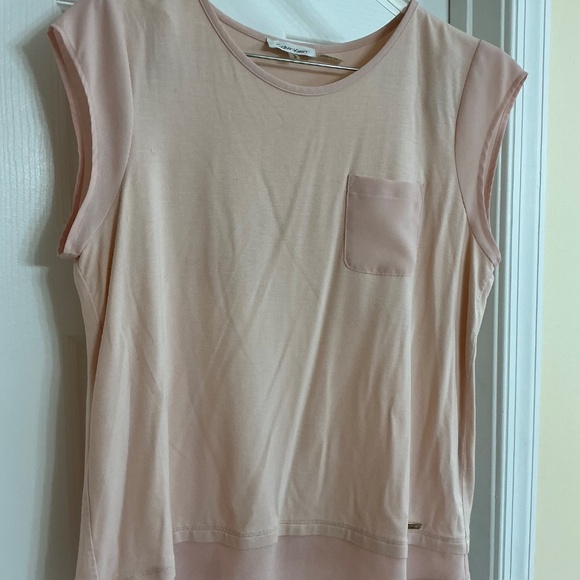 Calvin Klein Pink Top, Size Medium - Picture 4 of 5